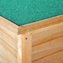 Cuccia per Cani Impermeabile da Esterno in Legno di Abete 85x58x58 cm 