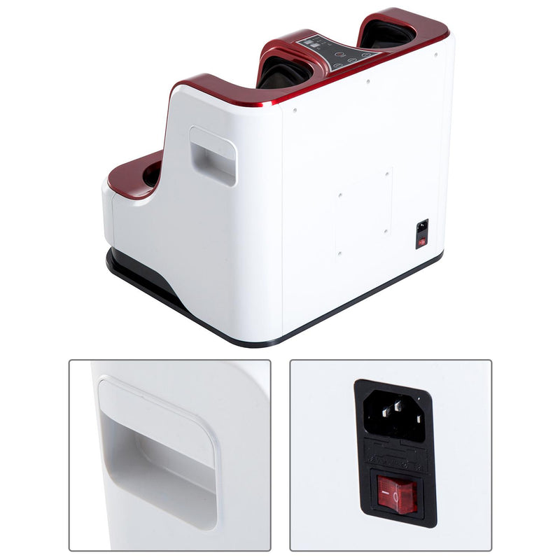 Massaggiatore Piedi Elettrico Massaggio Shiatsu a Rullo con 3 Programmi 