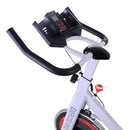 Cyclette Fitness Bianco nero rosso 107x48x100 cm 
