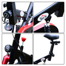 Cyclette Professionale per Allenamento Aerobico Nera 