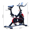 Cyclette Professionale per Allenamento Aerobico Nera 