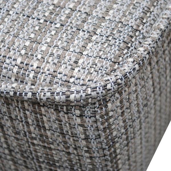 acquista 3-Sitzer-Liegesofa in grauem Leinen 177 x 70 x 69 cm