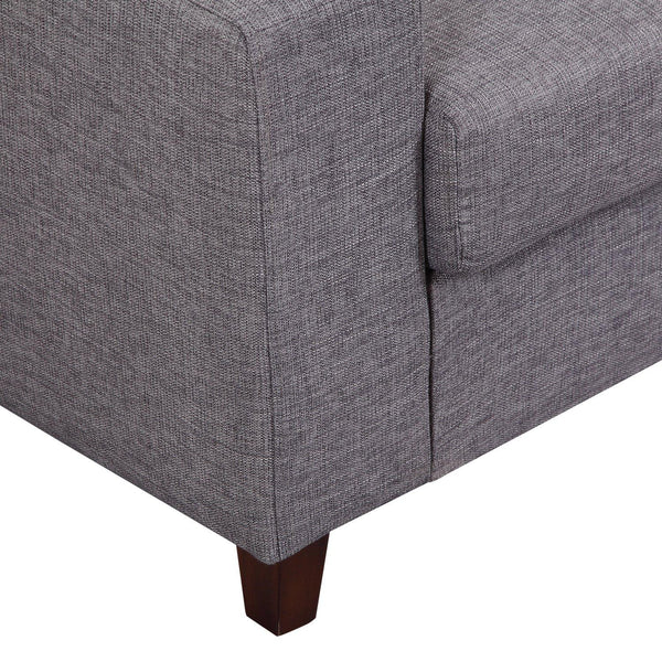 acquista 2-Sitzer-Sofa aus grauem Leinen 146 x 78 x 84 cm