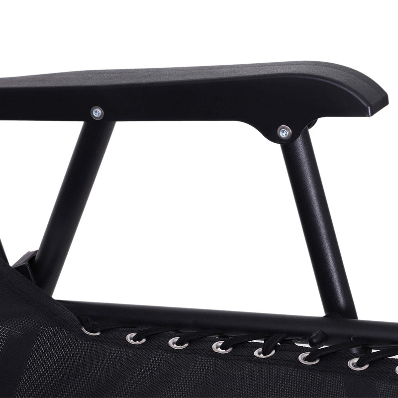 Sedia a Dondolo da Giardino Esterno con Baldacchino Nero 105x64x125 cm 