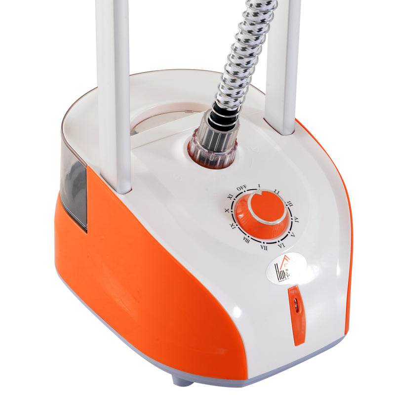 Stiratrice a Vapore Verticale Capacità 2L Arancione e Grigio 