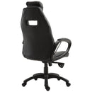 Sedia da Gaming Ergonomica Girevole Nero Altezza Regolabile 