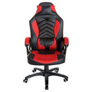 Sedia da Gaming Massaggiante e Riscaldante Rosso e Nero 68x69x108-117 cm 