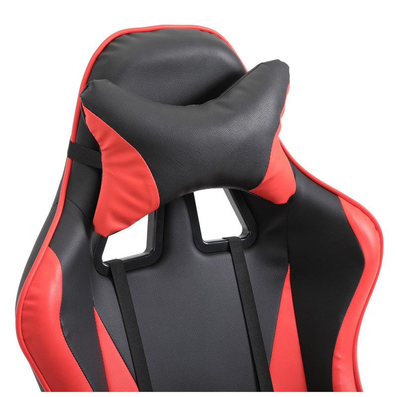 Sedia da Gaming Reclinabile Nero-rosso 66x60x127-134 cm 