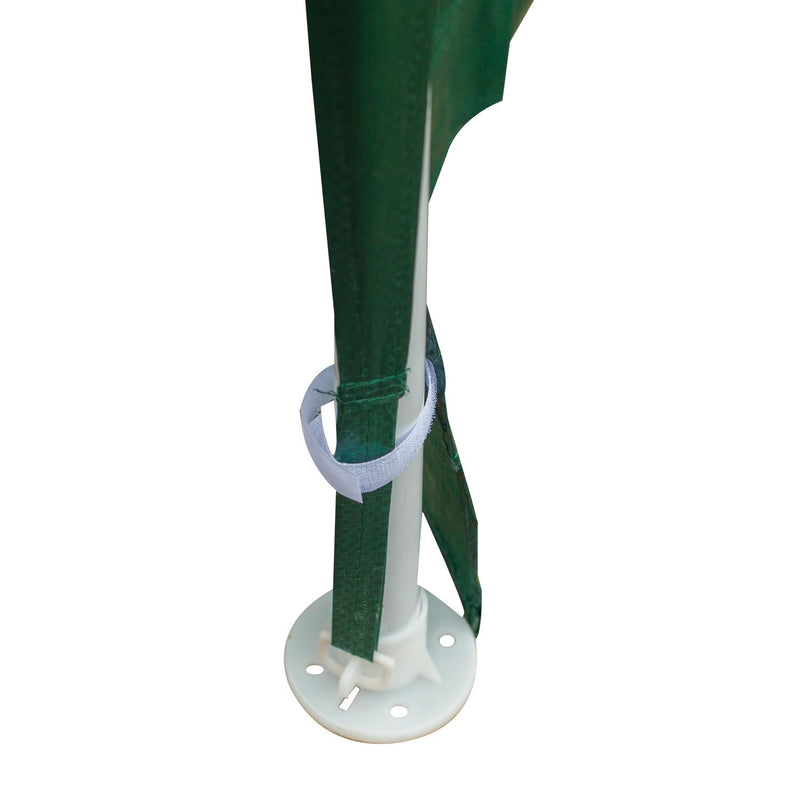 Tendostruttura Impermeabile 3x6m in Acciaio e PE con Pannelli Rimovibili Verde 