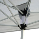 Gazebo Impermeabile Pieghevole con Zanzariera Crema 3x6m 
