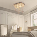 Lampadario a Sospensione Moderno in Cristallo 40x25x40 cm 