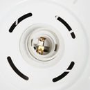 Lampada Moderna a Sospensione in Metallo Cromato Bianco 30x35 cm 