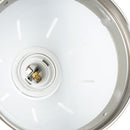 Lampada Moderna di Design a Sospensione 3 Luci in Metallo Bianco Ø13x16x55 cm 