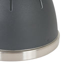 Lampada Moderna di Design a Sospensione 3 Luci in Metallo Nero Ø13x16x55 cm 