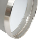 Plafoniera con 4 Faretti LED da Soffitto Orientabili in Metallo Cromato Grigio Ø13x16x72 cm 