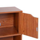 Libreria Mobiletto a 4 Scomparti in Legno 60x29x60 cm 