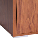Libreria Mobiletto a 4 Scomparti in Legno 60x29x60 cm 