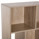 Libreria con Piedini Legno Naturale 60x30x124 cm 