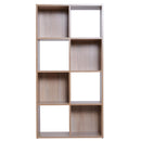 Libreria Scaffale 4 Livelli Legno Naturale 61,5x29,5x122,5 cm 
