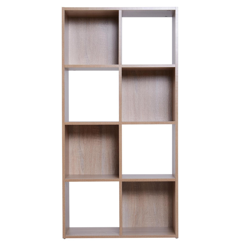 Libreria Scaffale 4 Livelli Legno Naturale 61,5x29,5x122,5 cm 