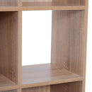 Libreria Scaffale 4 Livelli Legno Naturale 61,5x29,5x122,5 cm 