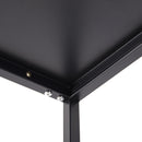 Libreria Scaffale 5 Ripiani in Metallo Nero 51x36x175 cm 