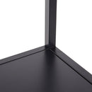 Libreria Scaffale 5 Ripiani in Metallo Nero 51x36x175 cm 