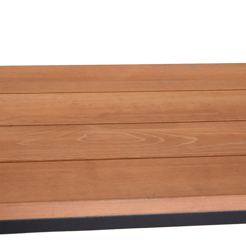 Libreria Scaffale Stile Industrial 3 Ripiani in Legno e Acciaio Nero 80x30x85,6 cm 