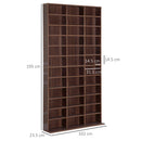 Libreria da Muro in Legno Marrone 195x102x23.5 cm 
