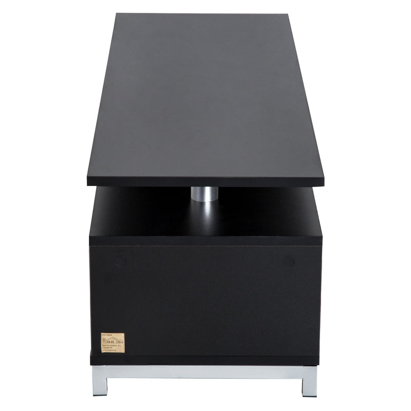 Mobile TV in Legno Nero 114x40x40.5 cm 