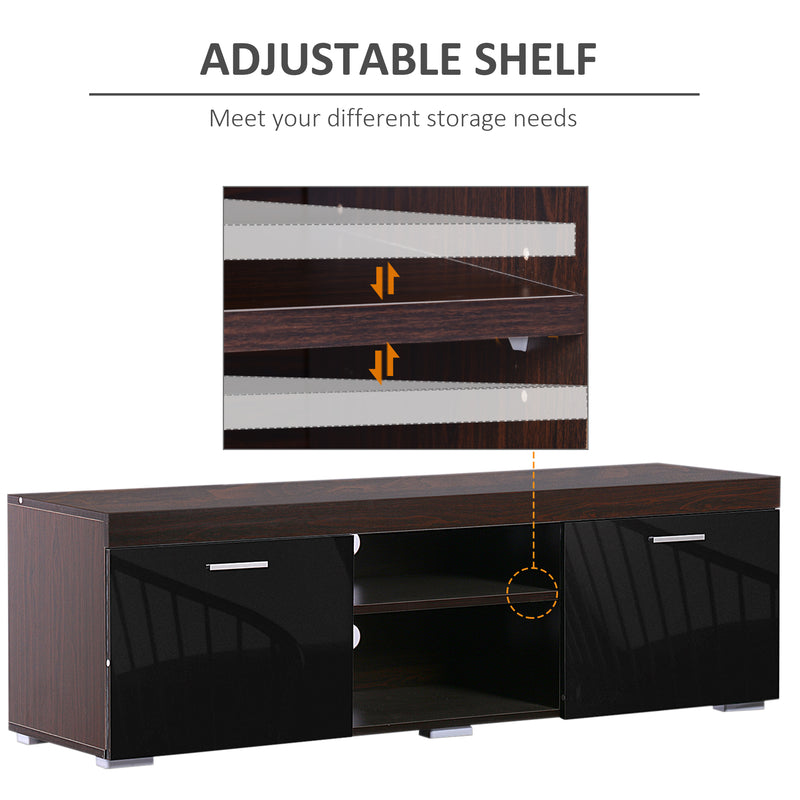 Mobile TV con Due Ante in Legno 140x40x44 cm 