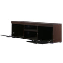 Mobile TV con Due Ante in Legno 140x40x44 cm 