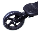 Monopattino per Bambini Farfalla a 3 Ruote Pieghevole in Acciaio Nero 