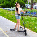 Monopattino per Bambini Farfalla a 3 Ruote Pieghevole in Acciaio Nero 