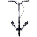 Monopattino per Bambini Farfalla a 3 Ruote Pieghevole in Acciaio Nero 