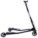 Monopattino per Bambini Farfalla a 3 Ruote Pieghevole in Acciaio Nero 