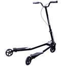 Monopattino per Bambini Farfalla a 3 Ruote Pieghevole in Acciaio Nero 