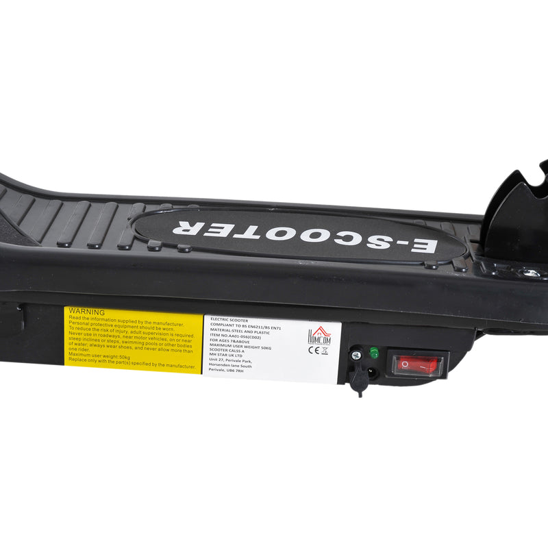 Monopattino Elettrico per Bambini 120W Pieghevole Nero 