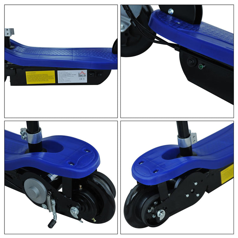 Monopattino Elettrico per Bambini 120W con Sedile Blu 