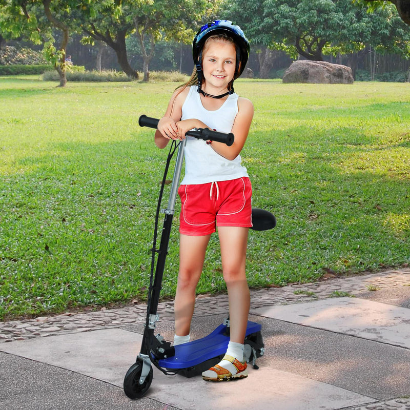 Monopattino Elettrico per Bambini 120W con Sedile Blu 