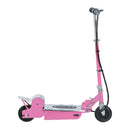 Monopattino Elettrico per Bambini 120W con Freno e Cavalletto Rosa 