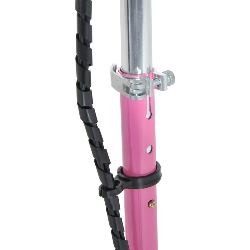 Monopattino Elettrico per Bambini 120W con Freno e Cavalletto Rosa 