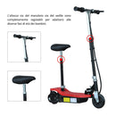 Monopattino Elettrico per Bambini 120W con Sedile Rosso 