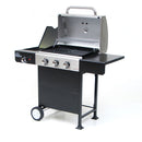 Barbecue a Gas 3 Bruciatori con Fornello Laterale Sochef Gustoso