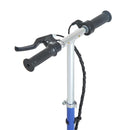 Monopattino Elettrico per Bambini 120W Pieghevole con Freno e Cavalletto Blu 