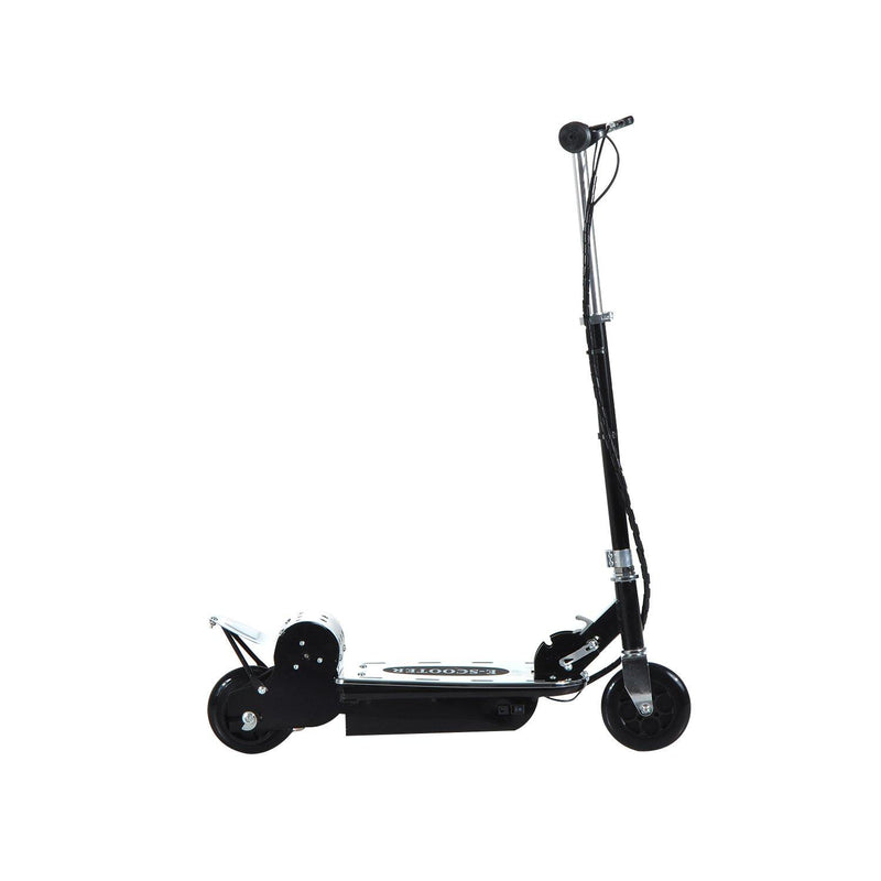 Monopattino Elettrico per Bambini 120W Pieghevole con Freno e Cavalletto Nero 