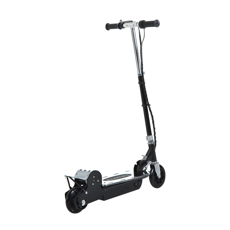 Monopattino Elettrico per Bambini 120W Pieghevole con Freno e Cavalletto Nero 