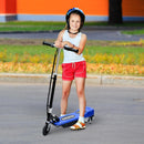 Monopattino Elettrico per Bambini 120W Pieghevole Blu 