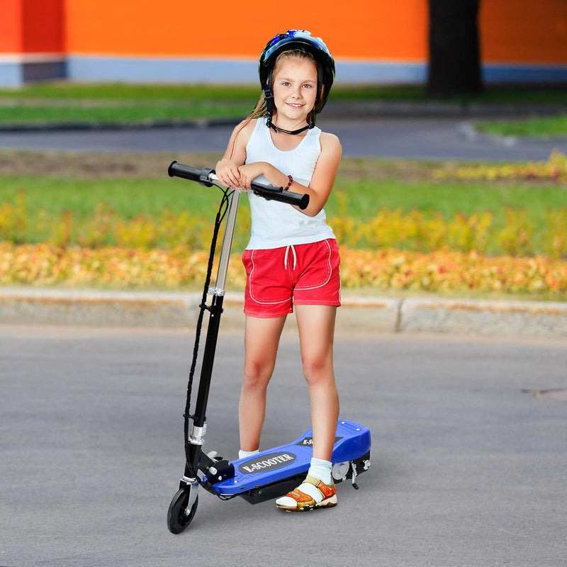 Monopattino Elettrico per Bambini 120W Pieghevole Blu 