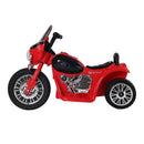 Moto Elettrica Polizia per Bambini 6V Police Rossa 
